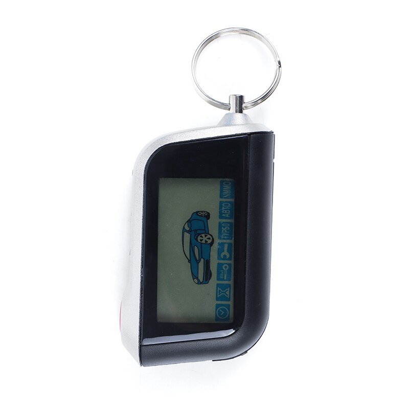 A93 LCD Remote Control Keychain Two Way Car Burglar Alarm System Key Chain