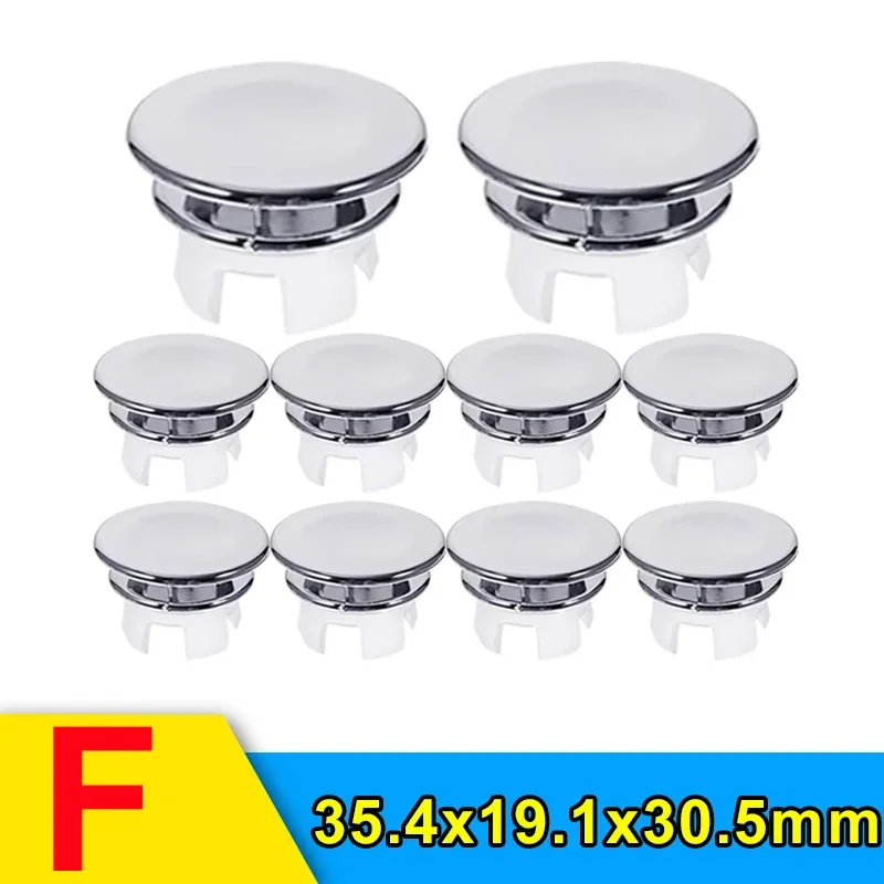 24-1PCS Gootsteen Overloop Ring Cover Vervanging Badkamer Wastafel Trim Bad Ronde Plastic Gootsteen Overloop Gat Cover Keuken accessoires: Licht Groen / 83mm