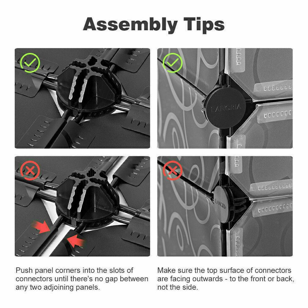 Cube DIY Modular Closet Organizer Wardrobe Rack Clothes Shelf Storage Cabinet Container Storage Basket panier de rangement
