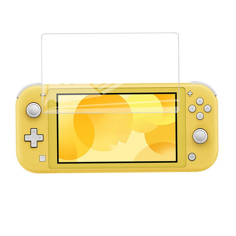 Tempered Glass Ultra Clear Tempered Glass Screen White Protective Film Surface Guard Console Protector Cover for Switch Lite