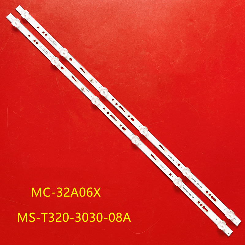 575mm LED Backlight Strip 6LED 3V MS-T320-3030-08A MC-32A06X For NEO 32INCH LED TV 32A/3210 JS-ME32M106ED.908L MC-32A3291