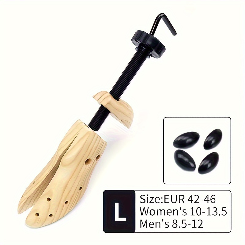 Ensanchador de zapatos para mujeres y hombres, expansor de madera para pies anchos, juanetes o callos, ensanchador de zapatos de madera, 1 ud.: Verde claro