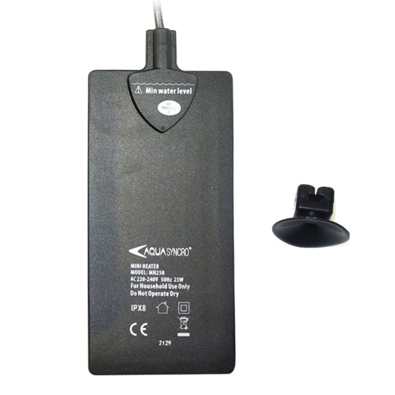 Ultra-dünne 7,5 W 15W 25W Aquarium Mini Heizung flexibel Aquarium Schildkröte Heizstab Wasser Panzer temperatur Regler