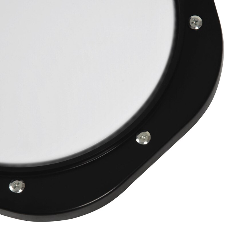 10 inch zwarte dumb drum oefen jazz drums training buikspier drum pad met drumstokken en tas