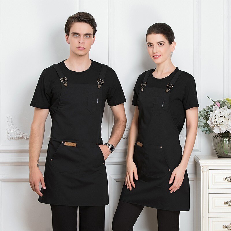 Verstelbare Chef Ober Uniform Schort Hotel BBQ Cafe Catering Food Service Restaurant Uniform Bakkerij Keuken Unisex Werk Schort