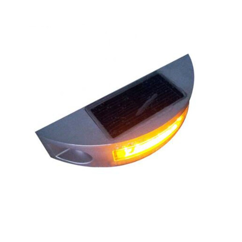 2pcs/pack RED LED Solar Truck Traffic Solar Road Light , Solar Road Marker, Solar Cat Eyes