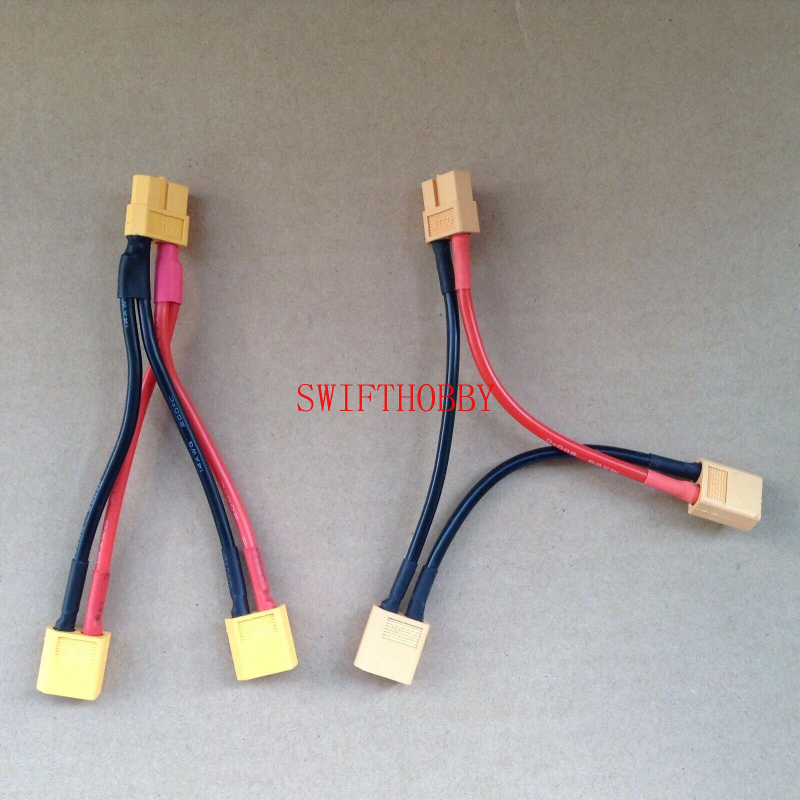XT60 Vrouwelijke Stekker Serie parallel Batterij Connector Adapter Kabel Lipo
