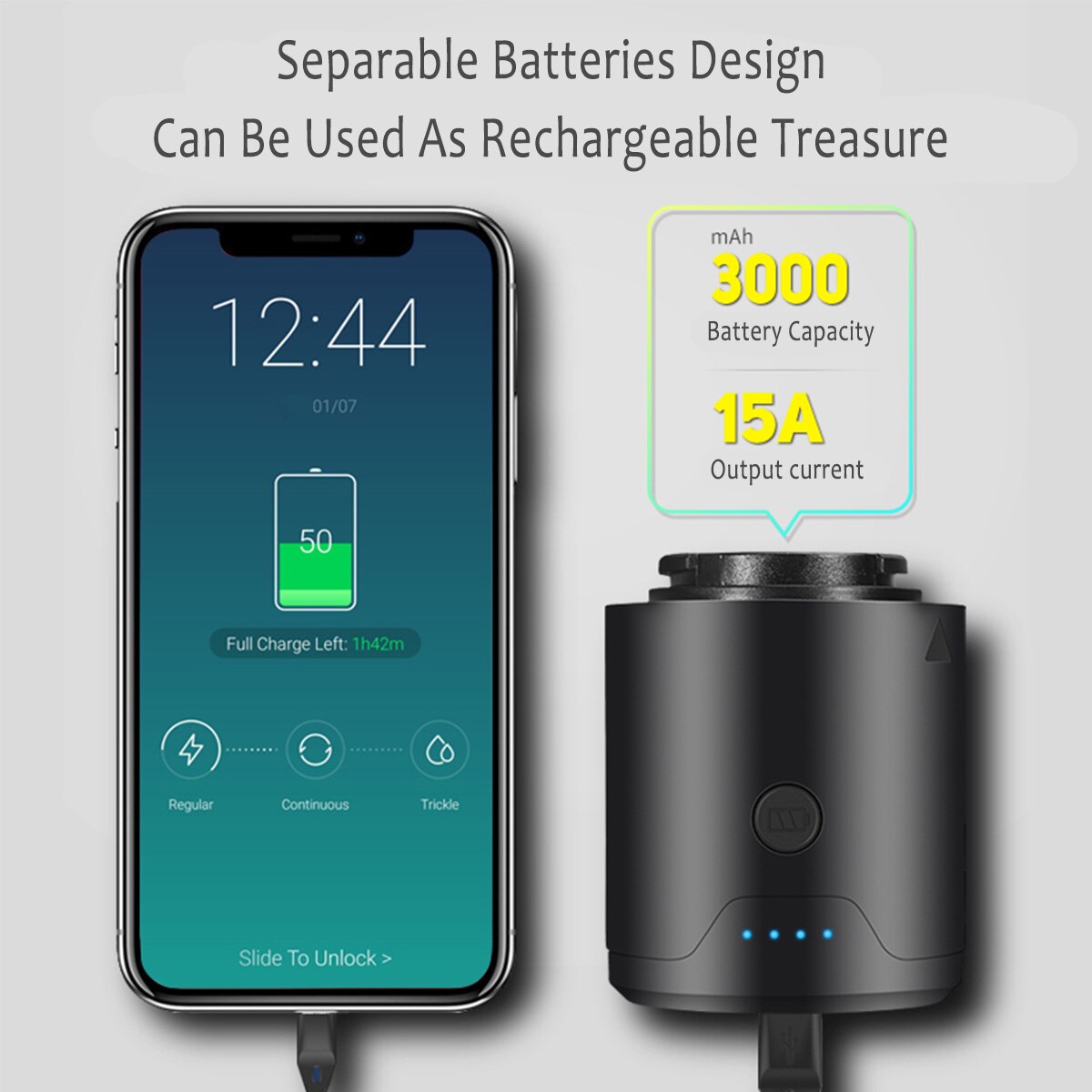 35L/min cordless portable air compressor 150PSI car electric bicycle tire pump, with digital LED light power supply