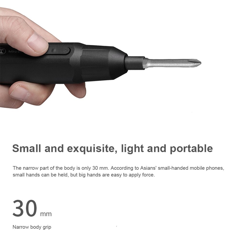 4.8V 850mAh Electric Screwdriver Rechargeable Portable Cordless Screwdriver Dual Directions With 2 Hex Screwdriver Bits Tool Set