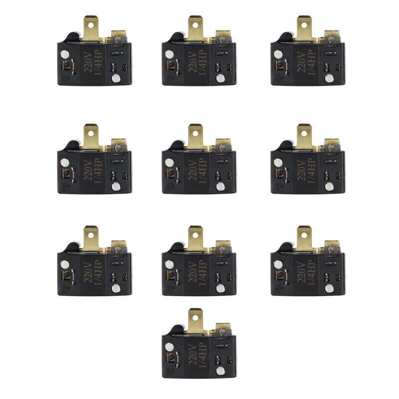 Refrigerator Thermal Overload Protector 1/4 HP, Replacement Part For Car Refrigerator,Portable Freezer,Wine Cooler