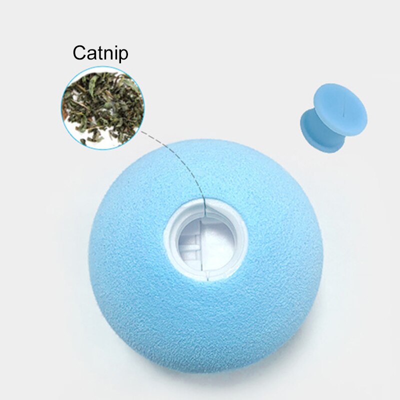 Gato inteligente brinquedos interativos bola catnip gato treinamento brinquedo do animal de estimação jogando bola pet squeaky suprimentos produtos brinquedo para gatos gatinho