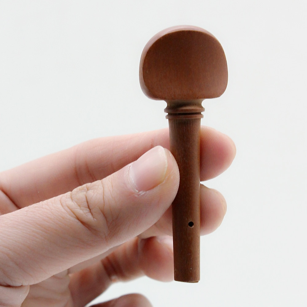 4pcs/set 4/4 Size Violin Fiddle Tuning Peg Set Jujube Wood Wooden Replacement Violin Parts & Accessories