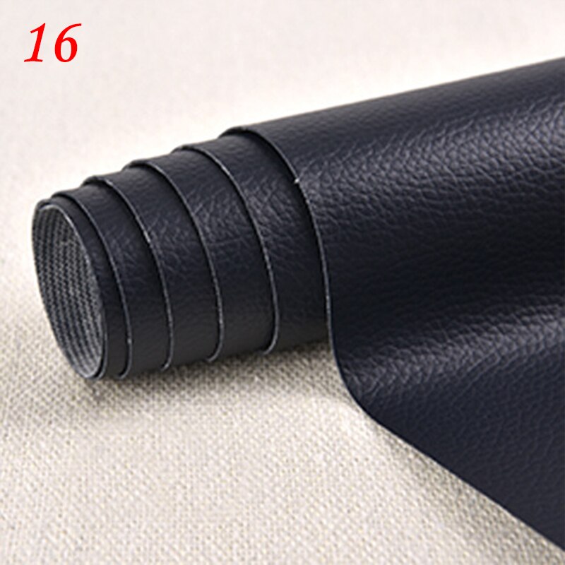 50X135Cm Leer Stof Zelfklevende Fix Reparatie Patch Sticker Voor Sofa Auto Zak Diy Craft Faux litchi Pu Leer Stof: 16