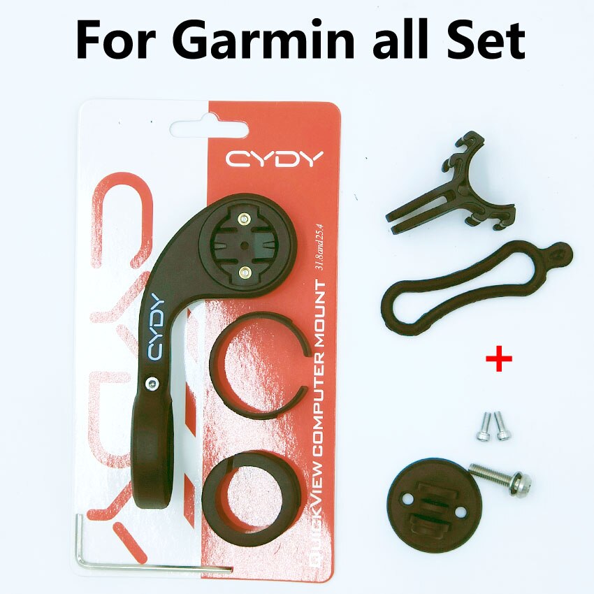 CYDY Garmin-soporte para ordenador de bicicleta, Edge 25, 130, 200, 520, 820, 1000, Bryton Rider 320, 420, 530, 860, Wahoo, ciclismo de montaña: For Garmin all set