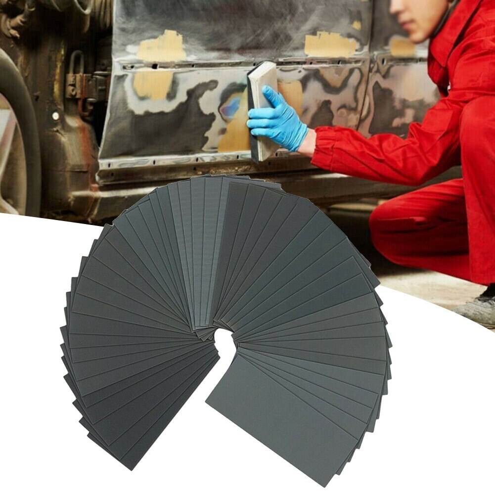 Well Made Sheets Of Sandpaper 20 Sheets 23 X 9 X 0.1cm Kit Dry Wet Sandpaper