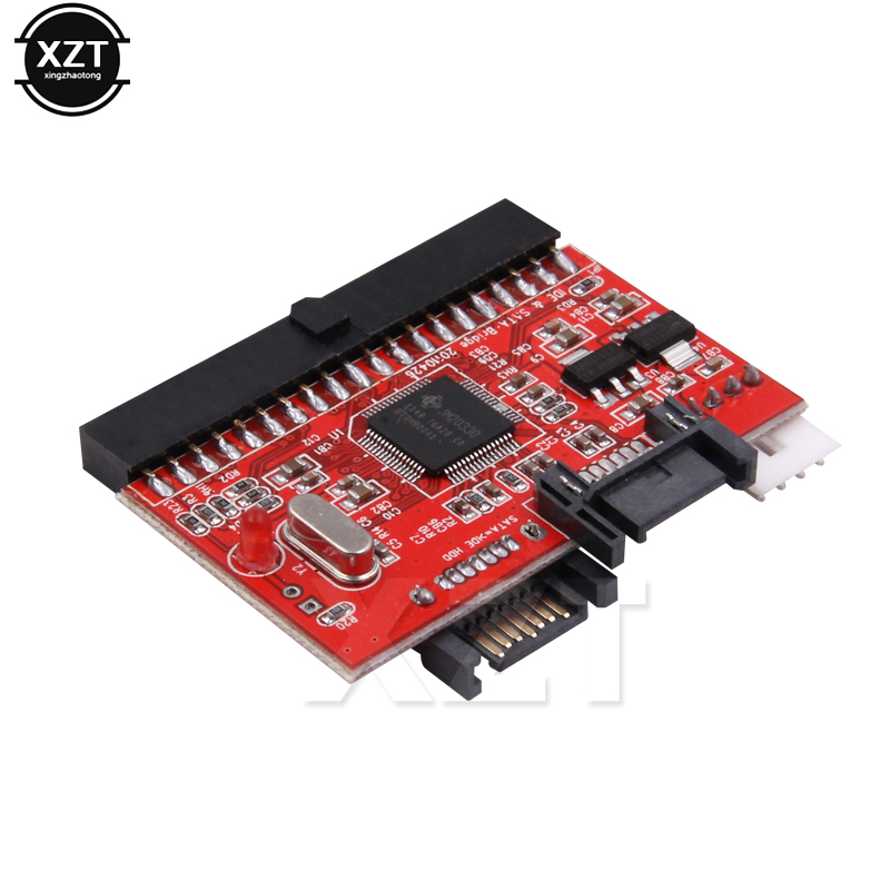 Adaptador SATA a IDE 2 en 1, convertidor de tarjeta IDE a SATA PCI, controlador de disco duro de 40 pines y 2,5 pulgadas, compatible con HDD CD DVD ATA 100/133