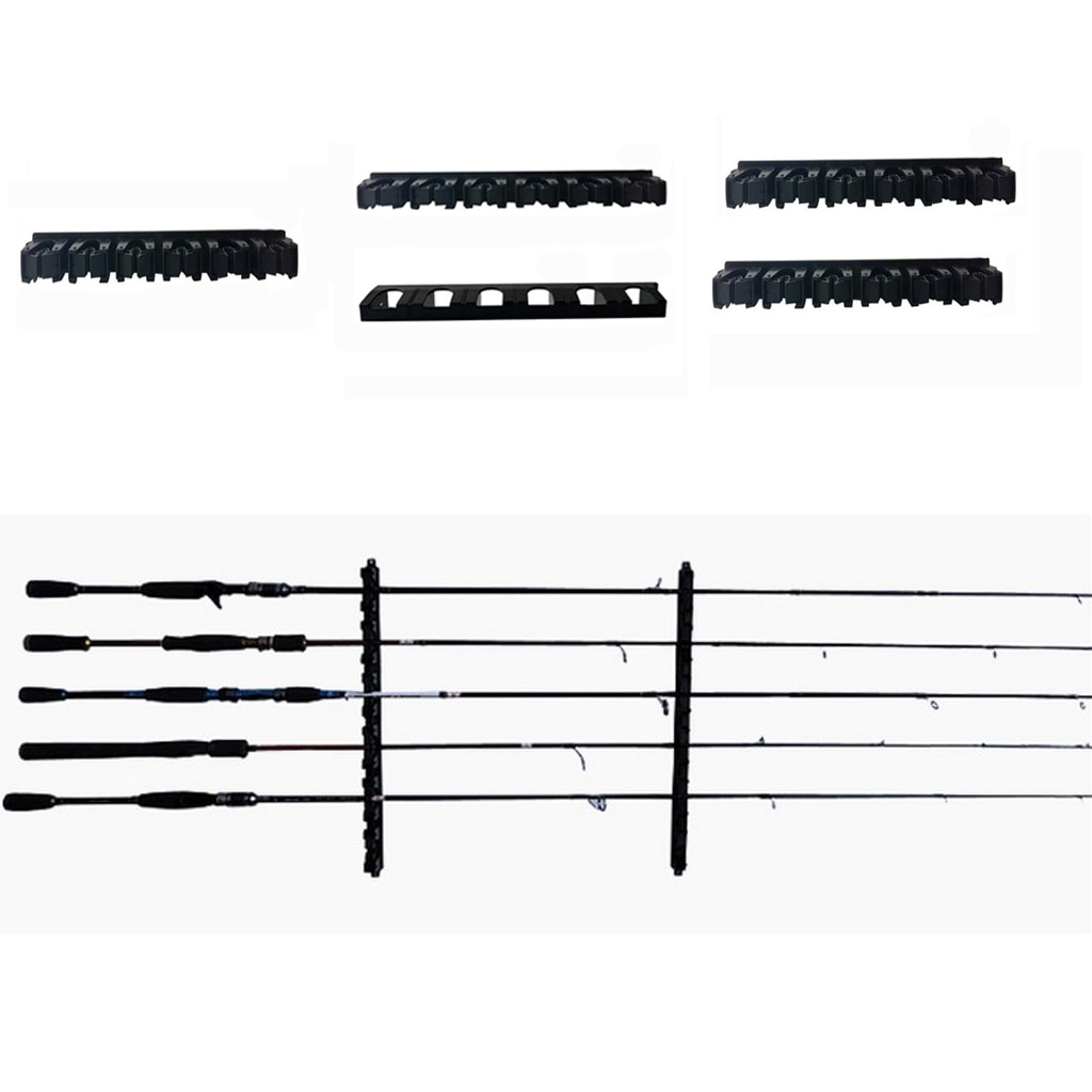 Hengelrek display hengel molenhouder 6- hengels rek standaard thuis garage plafond muurbevestiging opslag visgerei