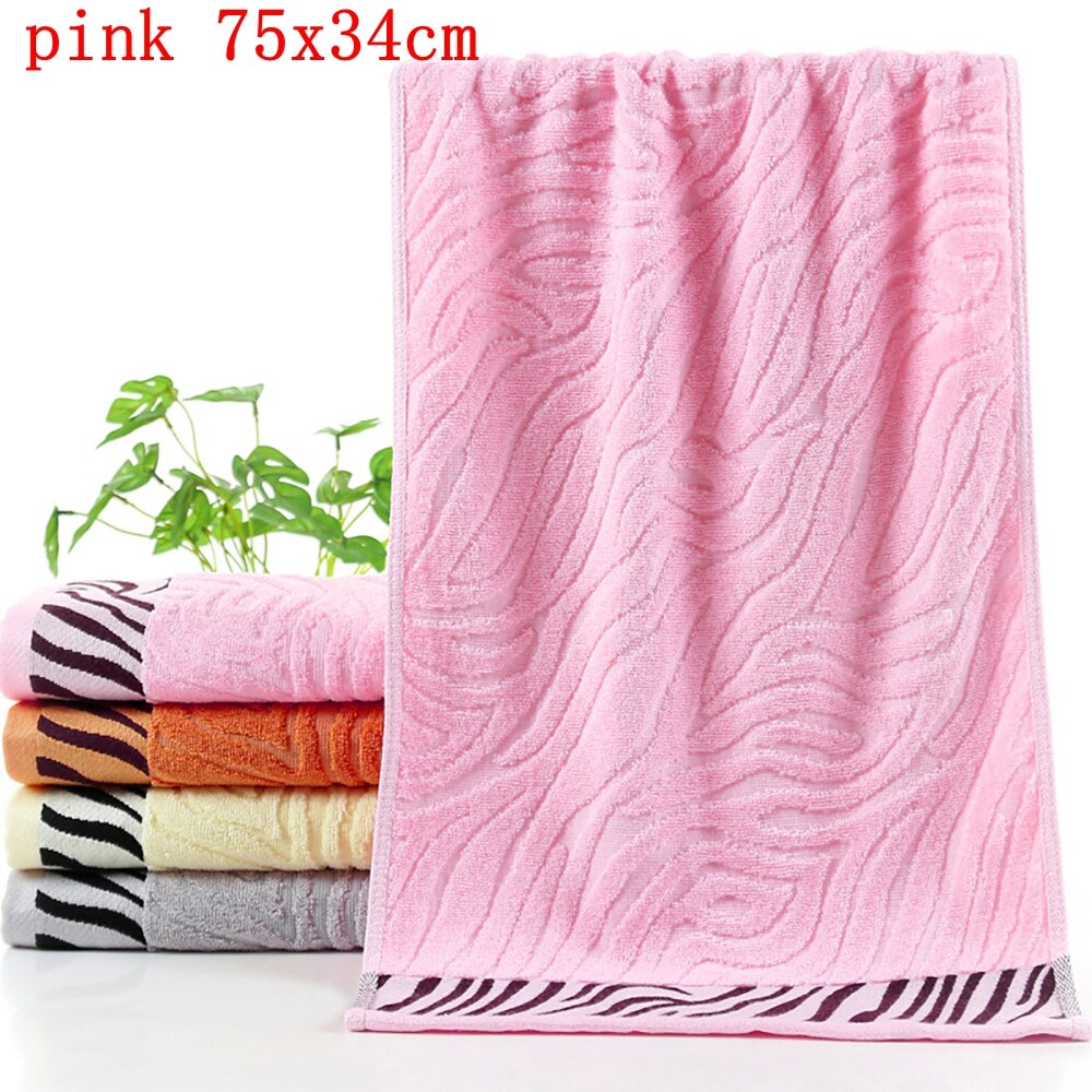 Katoenen effen badhanddoek strandlaken voor volwassenen snel drogend zacht dik hoog absorberend katoen premium turkse badhanddoeken: Roze 75 x 34cm