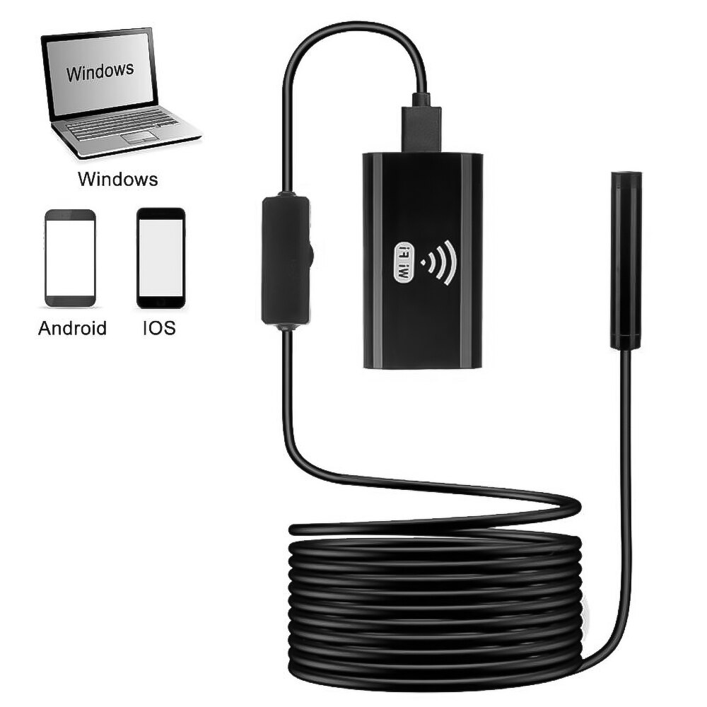 Endoscoop Camera 2M 3.5M 5M Usb Borescope Inspectie Voor Android Pc Inspectie Camera Borescope IP67 Waterdicht