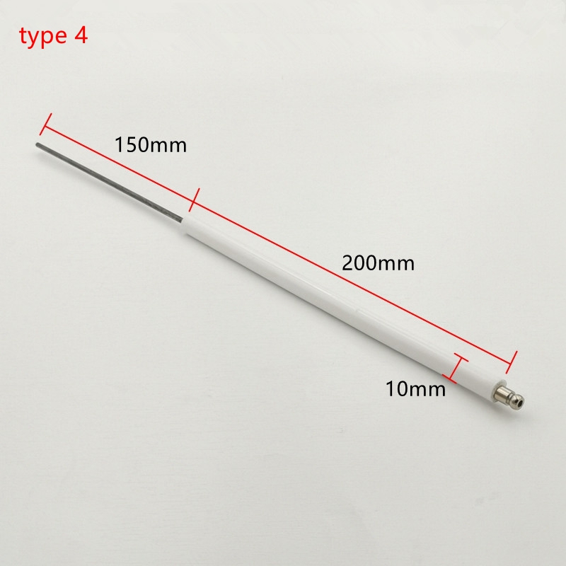 Brûleur à gaz, aiguille d'allumage en céramique, tête de cuisinière Diesel, tige d'allumage, électrode, bâton de combustion longue, sonde ionique pour la détection de flamme: Bourgogne