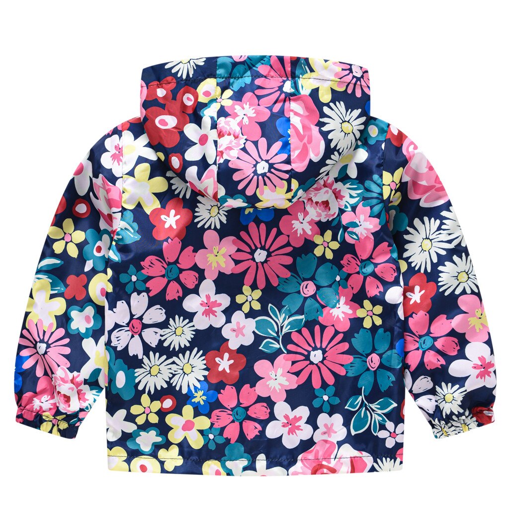 Kids Clothes Boys Jackets Children Hooded Zipper Windbreaker Baby Print Coat Infant Waterproof Hoodies For Girls