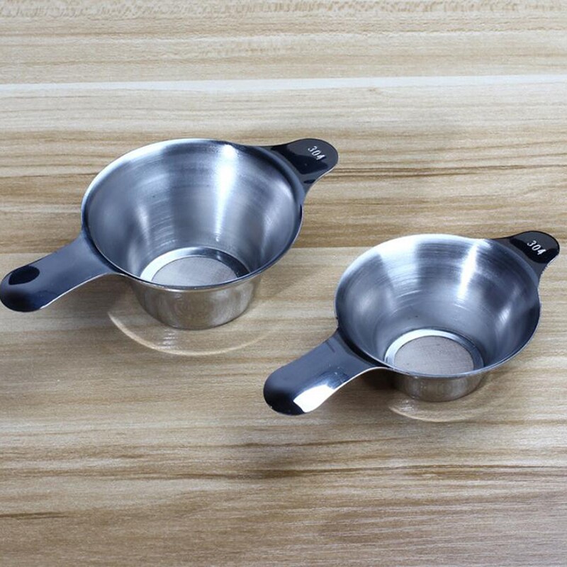 1PC acier inoxydable passoire à thé Fine maille chinois Kungfu thé feuille entonnoir filtre pour thé et café accessoires de cuisine