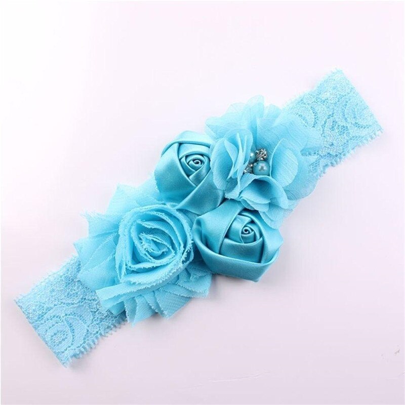 Lovely Hair Band Baby Girl's Headbands Chiffon Hair Flower Item Type Head Baby Hair Accessories