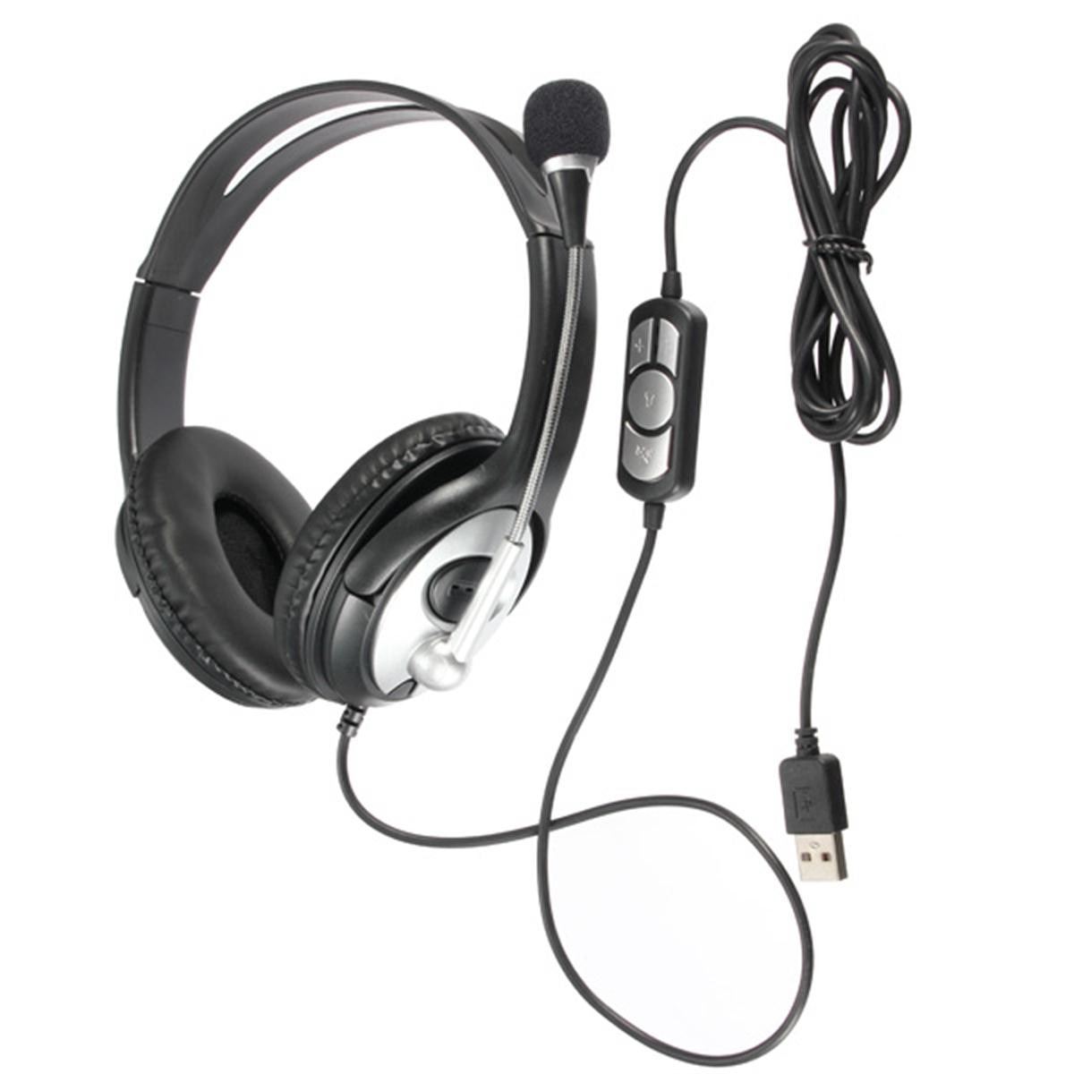 Wired Usb Stereo Hoofdtelefoon Gaming Headsets Met Microfoon Instelbare Oortelefoon Voor Pc Laptop Notebook Muziek Voor Pc