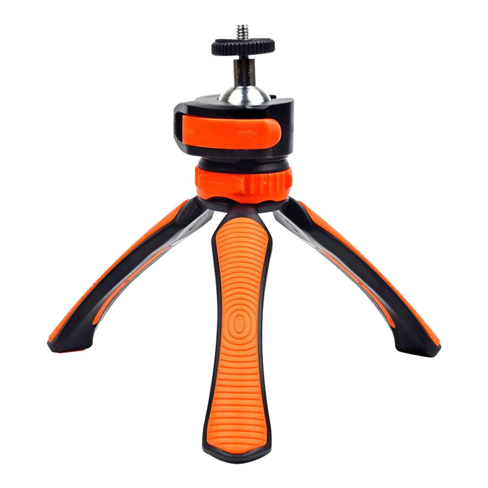Portable Mini Tripod Camera Desk Tripod Mount Holder Table Stand Tabletop Desktop Tripod Phone Tripod Mount: Orange