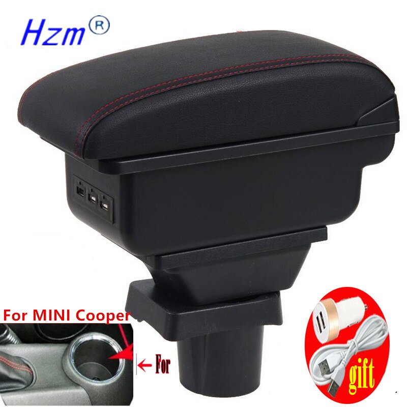 For MINI Cooper R50 R52 R53 R56 R57 R58 F55 F56 F57 Countryman R60 F60 Armrest box car accessories styling