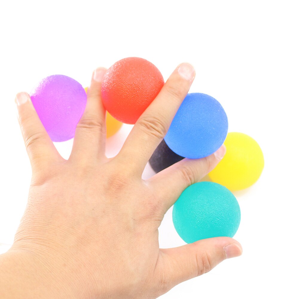 Silikon Quaddel Silikon Hand Griff-Ball Ei Männer Frauen Fitnessstudio Fitness Finger Schwere Trainer Stärke Muskel Erholung Greifer Trainer