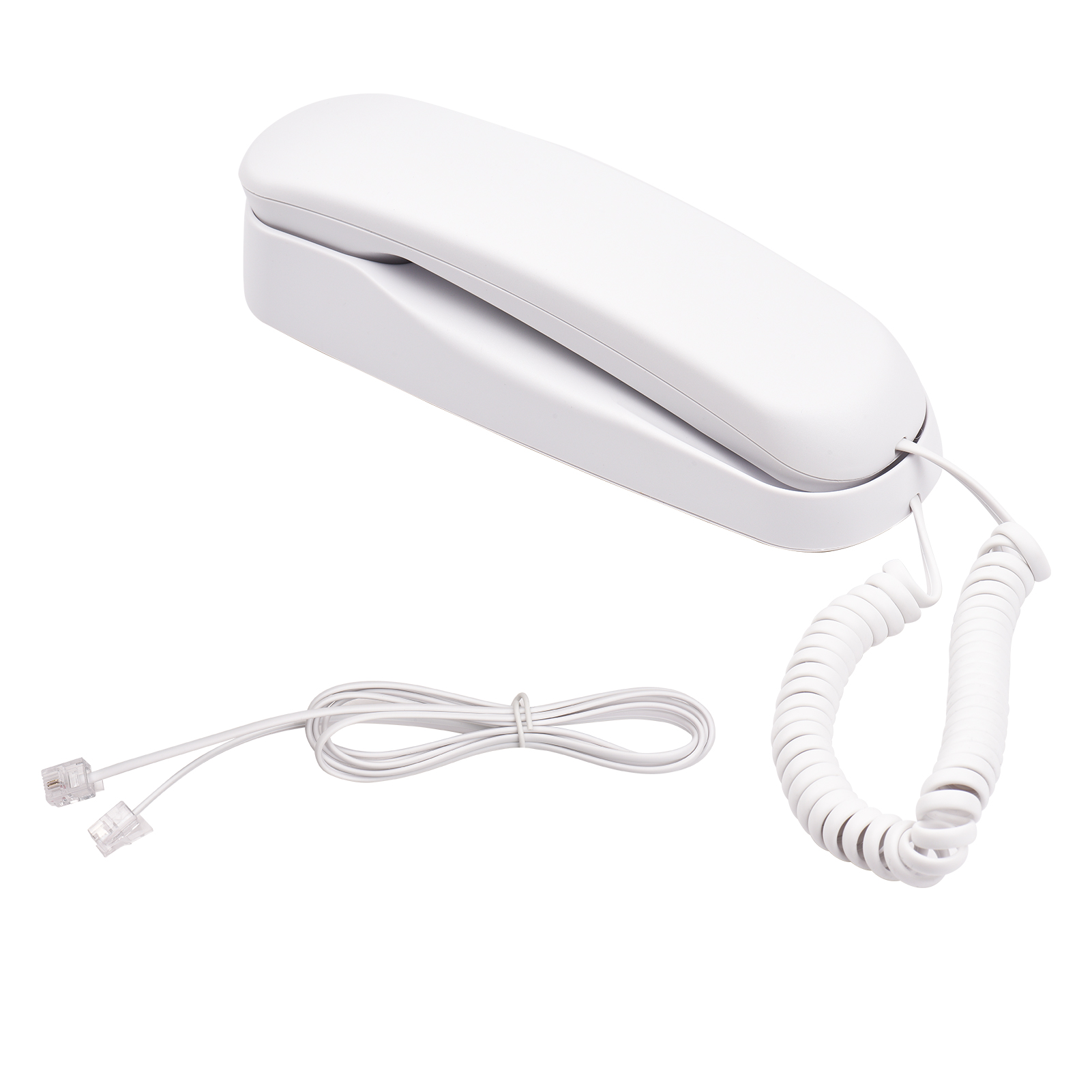 Mini-Schreibtisch-Festnetztelefon mit Schnurgebunden, festes Telefon, wandmontierbar, unterstützt Stummschaltung/Pause/Wiederholungsfunktionen für Zuhause, Hotel, Büro
