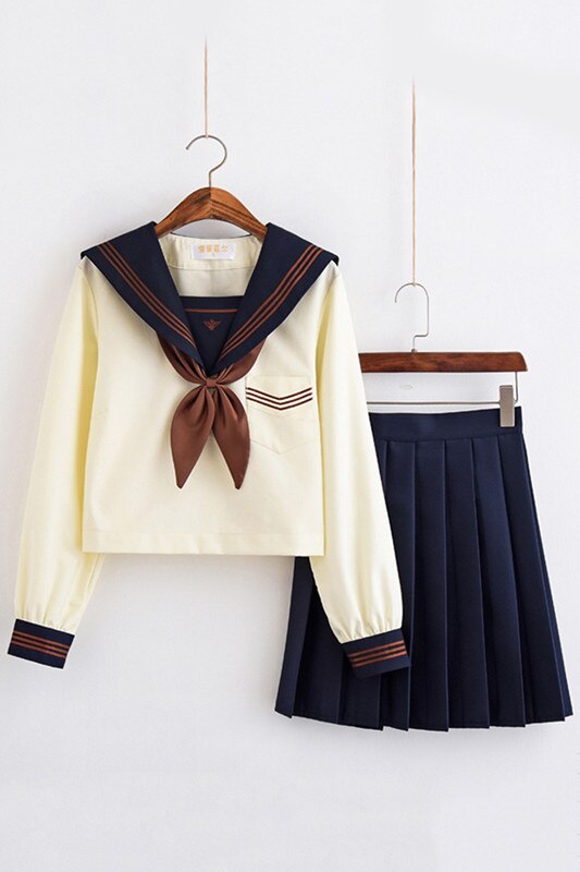 Japansk skoleuniform piger klassisk service england koreansk high school kvinder sømandsdragter afgangsuniform