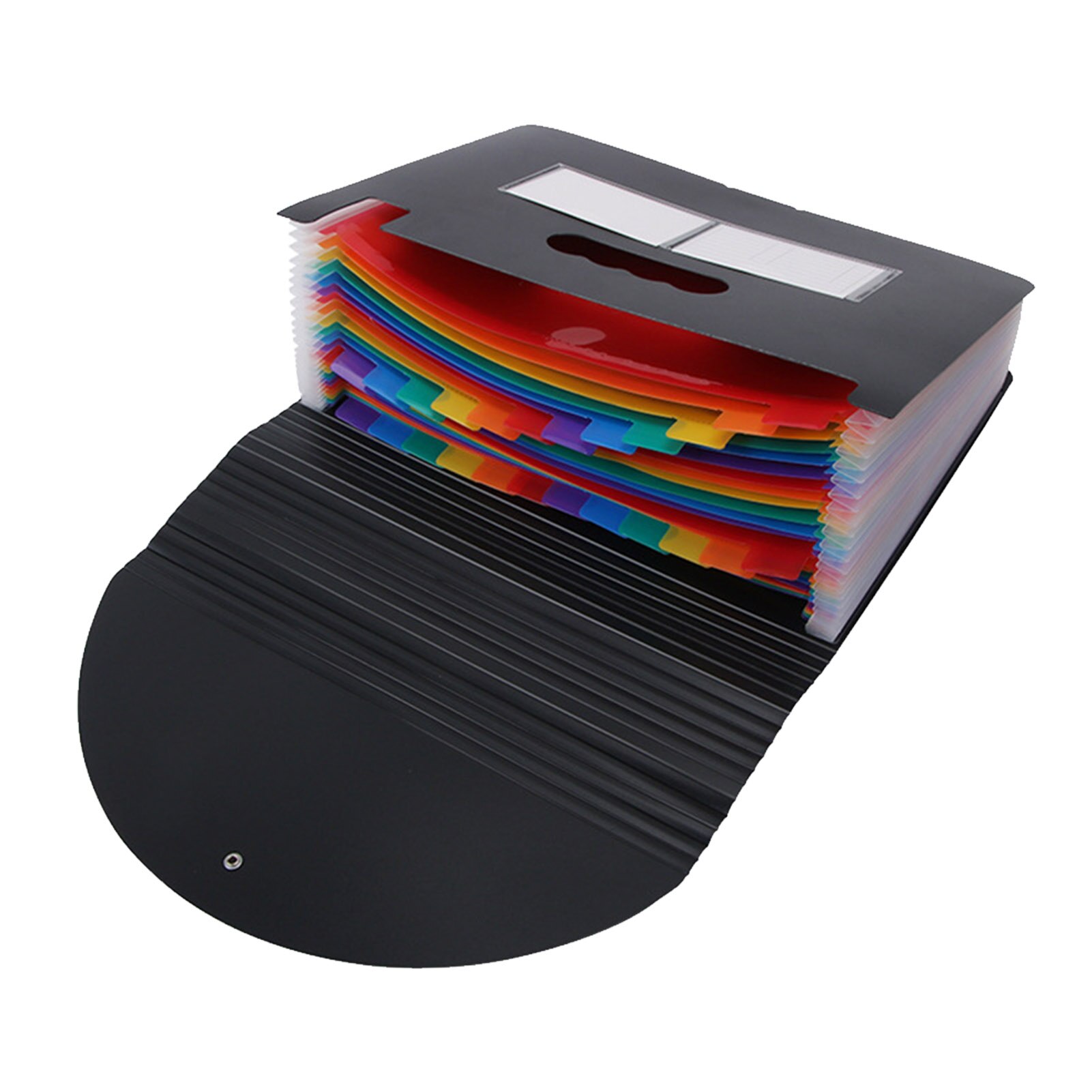 24 Pockets Receipt Paper Wallets Large Capacity Portable Expanding Organizer Document A4 Letter Box Home Office File Folder