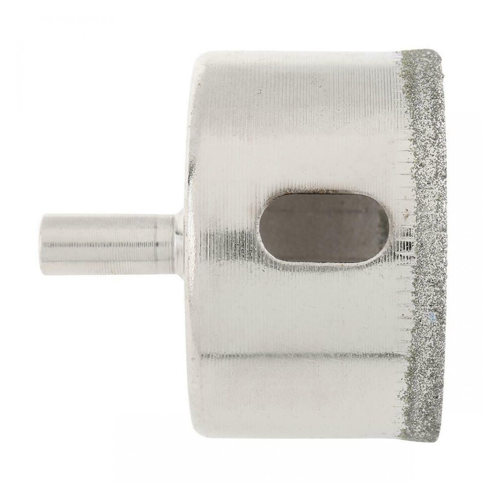 2x 50mm Diamond Coated Core Hole Saw Drill Bit Set Tools Glass Drill Hole Opener