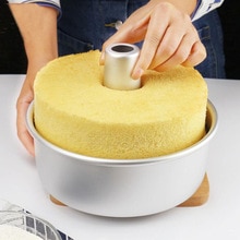 Chiffon Cake Tin Mold 6/8 Inch Metalen Geanodiseerd Aluminium Ronde Met Verwijderbare Bodem Kaas Cake Bakken Pan Cake Tool Bakvormen
