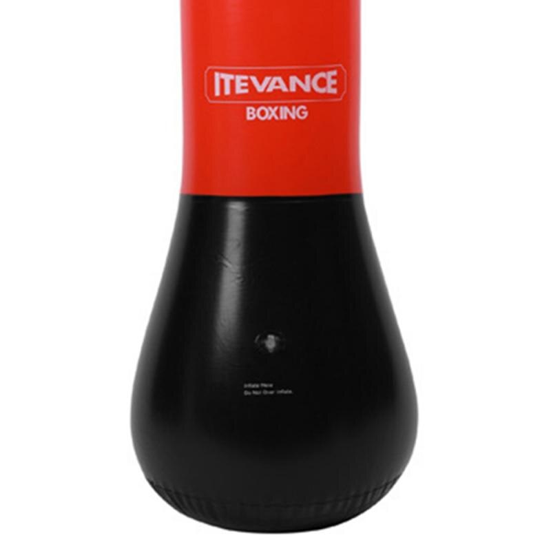 1.6M Inflatable Stress Punching Tower Bag Home Tumbler Boxing Standing Water Base Training Pressure Relief Bounce Back Sandbag