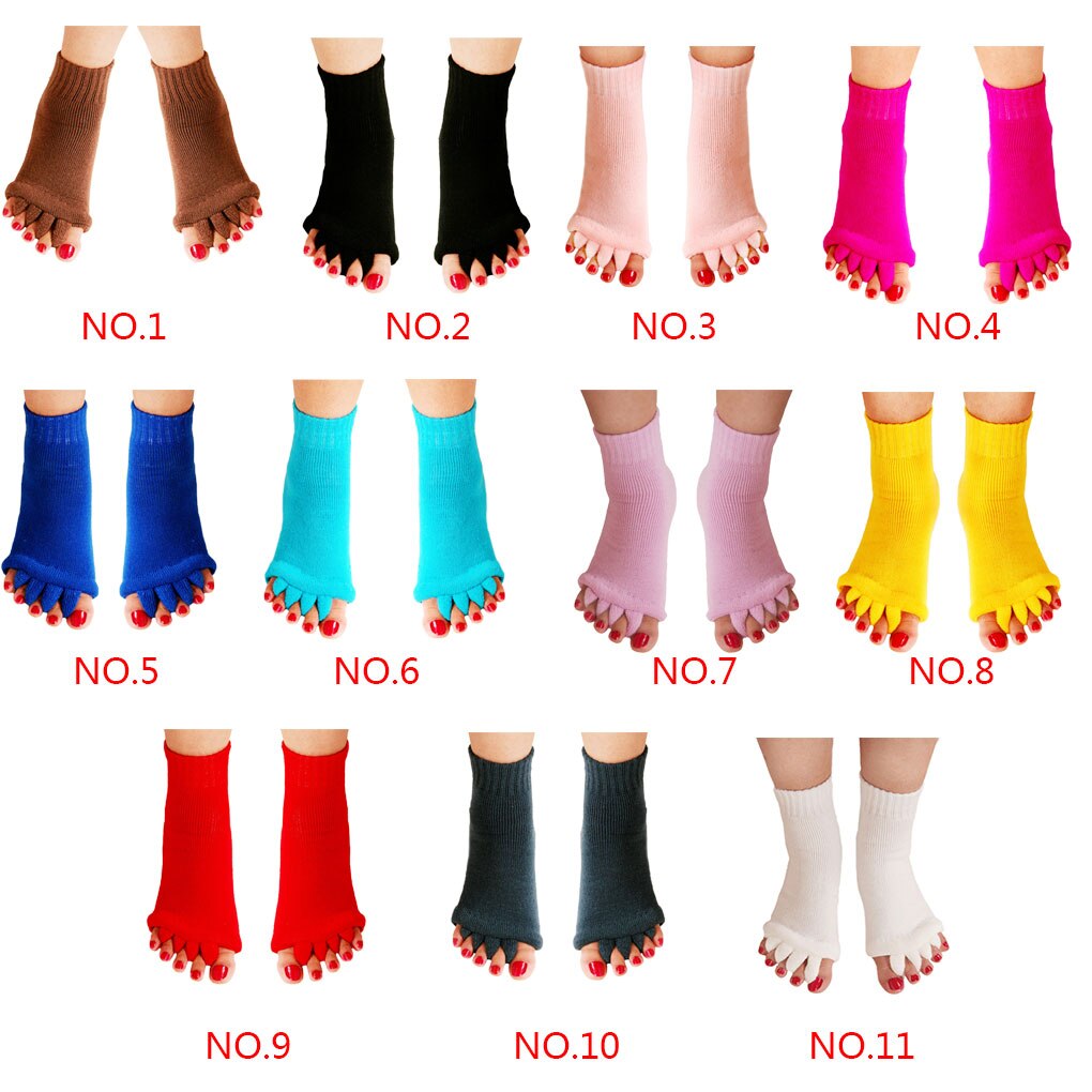 Chaussettes à cinq orteils pour Hallux Valgus, Correction de la Posture, élasticité, respirant, Correction des orteils, prévention des Infections croisées