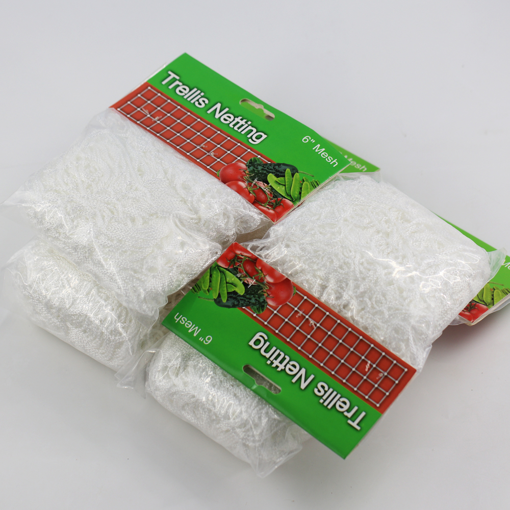 Garden Plant Trellis Netting Heavy Duty Polyester Grow Net with Square Mesh for Climbing Vegetables Fruits Flowers Support Vine