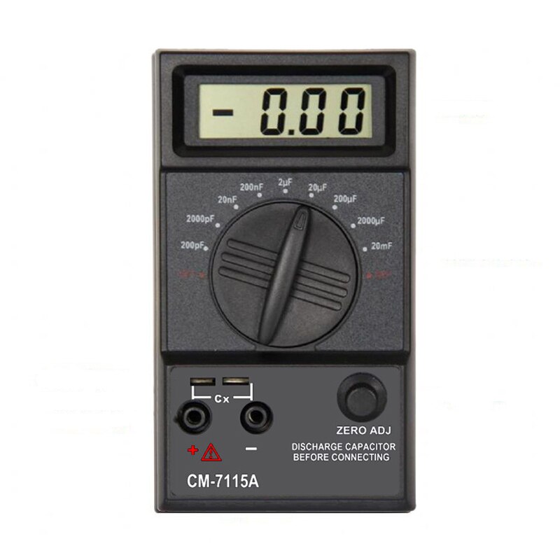 SHGO -CM7115A Capacitance Meter Digital Multimeter LCD Display Measurement Tool ,Dual Slope Integrated A/D Converter System: Default Title