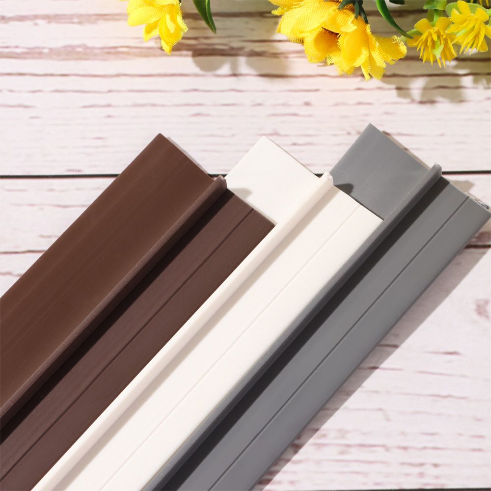 Pvc Deur Bodem Afdichting Strips Badkamer Bad Screen Glas Deur Water Baffle Tochtstrip Huishouden Venster Winddicht Seal Tapes