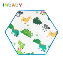 Imbaby baby kravlegård tæppe skridsikker epe bomuld legemåtte til kravlegård spædbarn nyfødt spil tæppe til telt baby legemåtte til telt