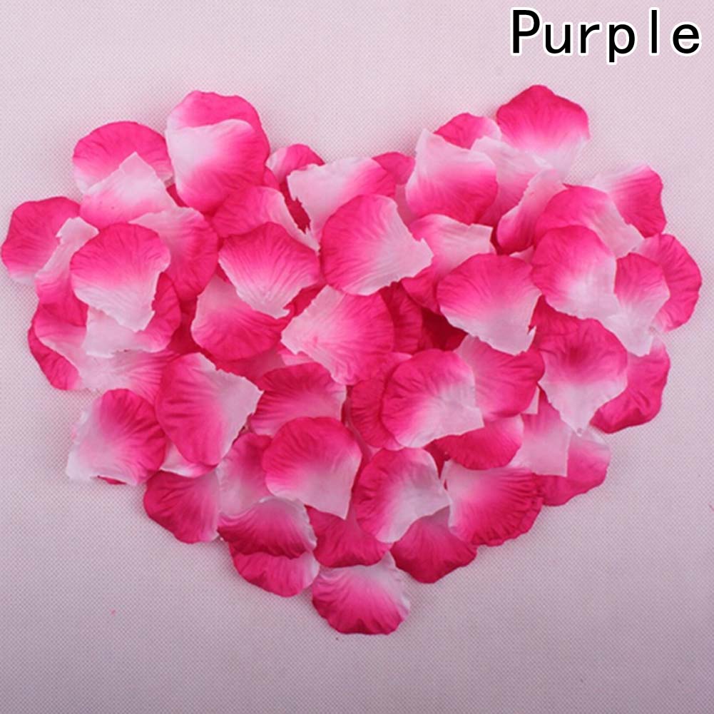 100 Pcs Bruiloft Bloemblaadjes Kunstmatige Zijden Rozenblaadjes Bloemen Petalas Petalos Wedding Bridal Shower Aisle Vaas Decor Confetti: PP6