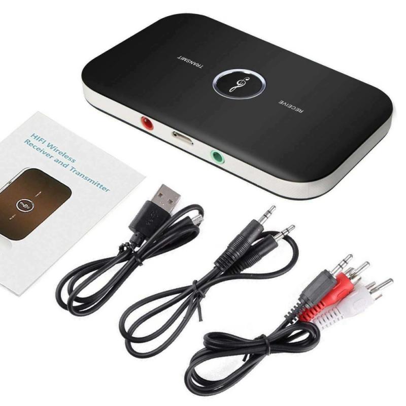 B6 Bluetooth Transmitter Receiver Two-in-one Bluetooth Wireless Transmitter Bluetooth 5.0 Adapter Bluetooth Receiver Transmitter