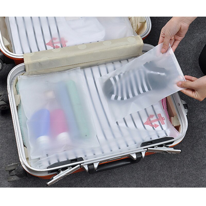 Transparent Packing Organizers Cosmetic Bag Travel Accessories Storage Pouch Toiletry Wash Bags Shoes Bags Multi Sizes