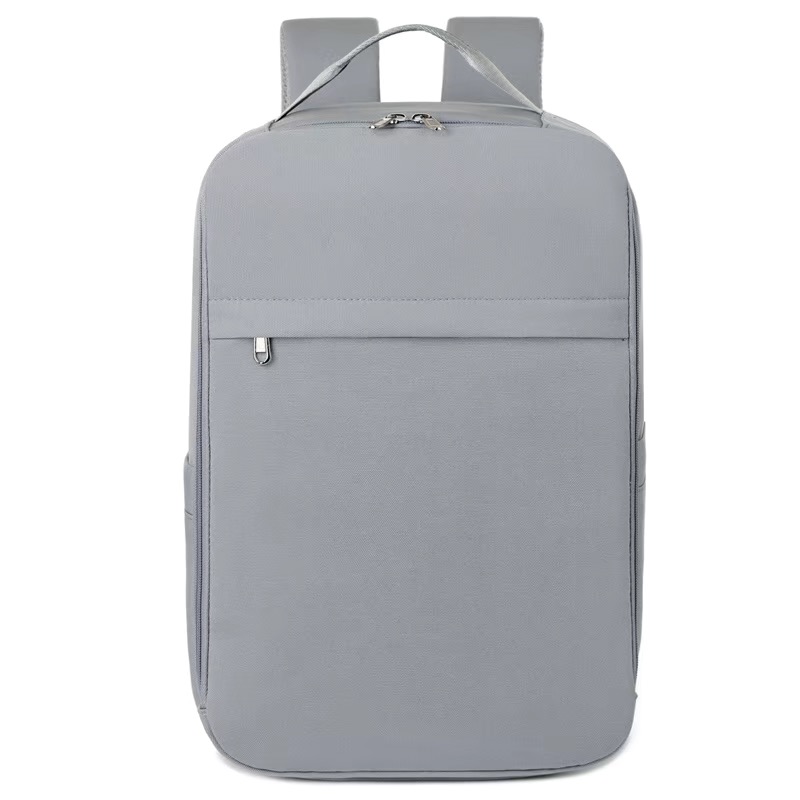 Aviation backpack men's and women's laptop backpack backpack travel business luggage bag short distance large capacity college: GRAY