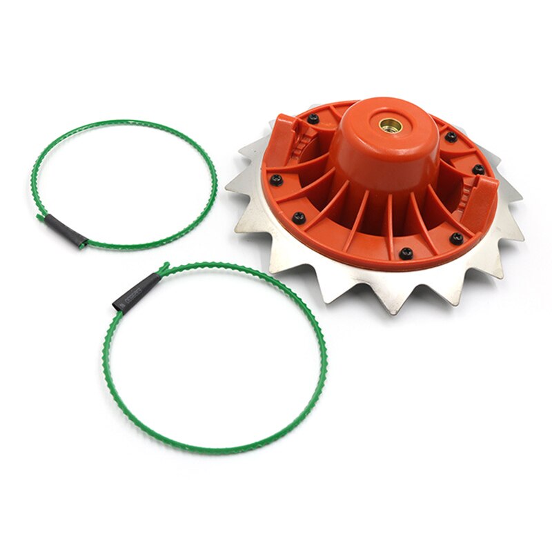 High-carbon Steel Trimmer Head Dual Use Trimmer Head Brush Cutter Tools Cutting Disc with Nylon Trimmer Lines Garden Tools TB