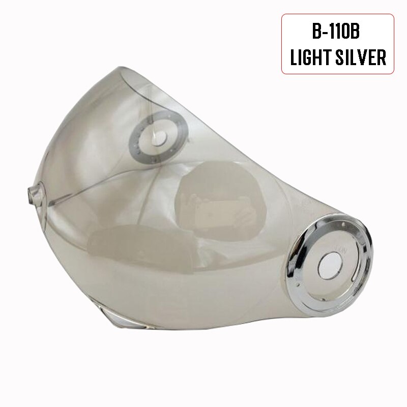 BEON 110b b-108 b-110B Visor Sun Shield open face Helmet visor Motorcycle Helmet Motorbike Helmet Replacement Lens Suitable: Silver