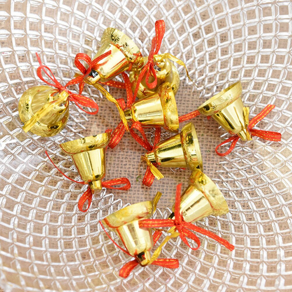 9Pcs Kerst Klokken Mooie Festival Decoratieve Kerstboom Kerstmis Klok Klokken Voor Kerst