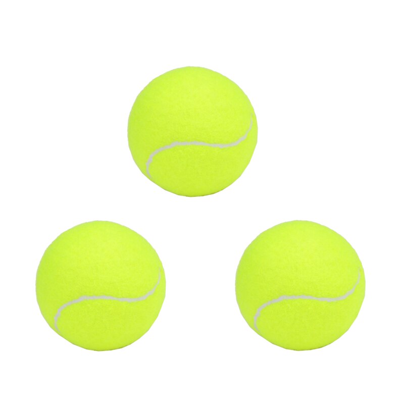3 stk elasticitet tennisbold padel bolde til træning sport gummi tennis bolde til tennis træning padel: Default Title